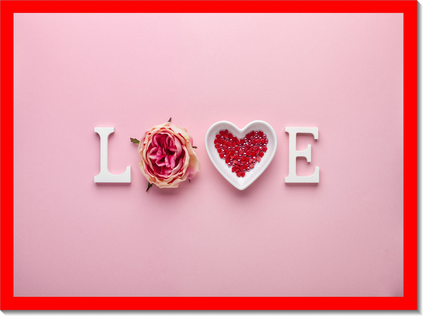 Wandbild Canvas „Love14"