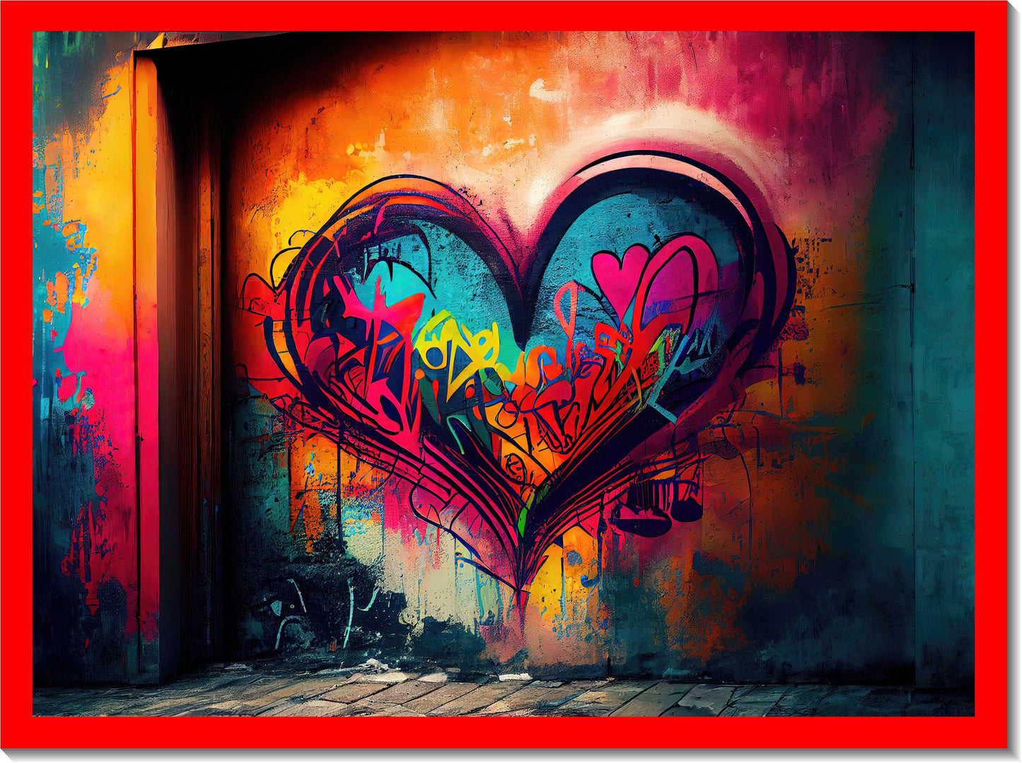 Wandbild Canvas „Love16"