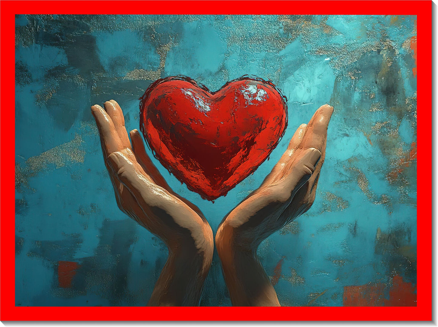 Wandbild Canvas „Love18"