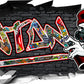 Wandtattoo Graffiti Anton