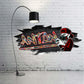 Wandtattoo Graffiti Anton