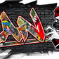 Wandtattoo Graffiti Jan