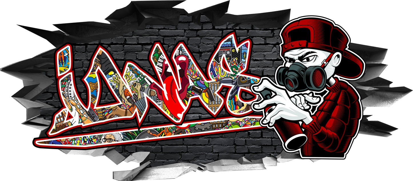 Wandtattoo Graffiti Jonas