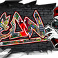 Wandtattoo Graffiti Leon