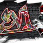 Wandtattoo Graffiti Levi