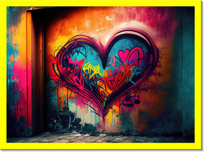 Wandbild Canvas „Love16"