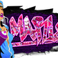 Wandtattoo Graffiti Marie