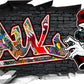 Wandtattoo Graffiti Paul