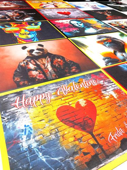 Wandbild Canvas „Love16"