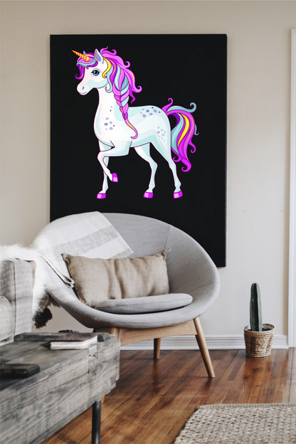 Wandtattoo   Einhorn Comic Kinderzimmer WallArtML182
