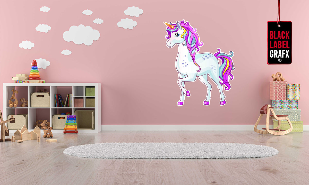Wandtattoo   Einhorn Comic Kinderzimmer WallArtML182