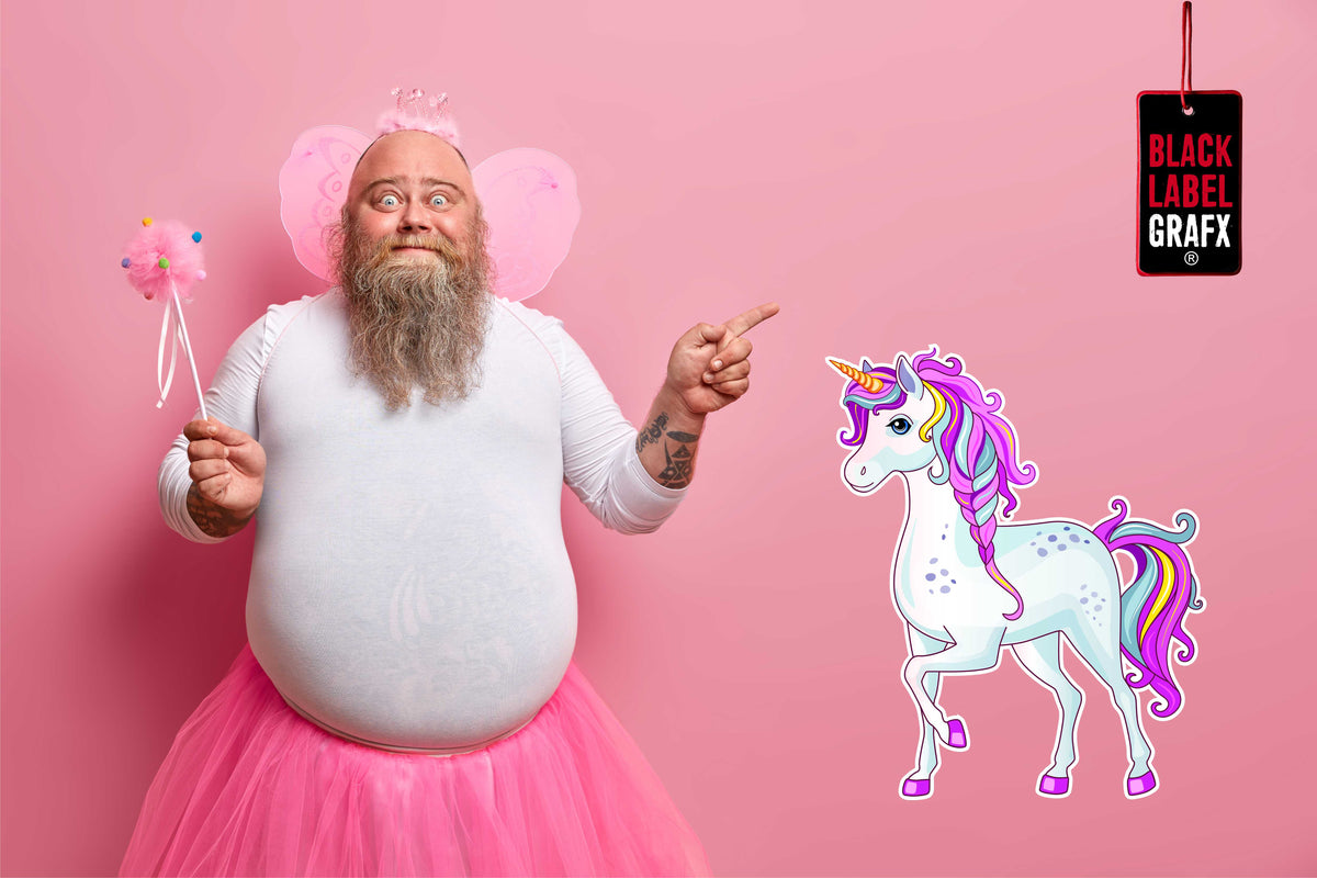 Wandtattoo   Einhorn Comic Kinderzimmer WallArtML182