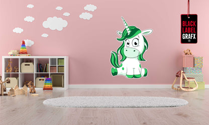 Wandtattoo Comic Einhorn Kinderzimmer WallArtML185