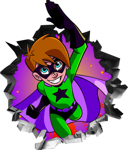 Wandtattoo Superman Comic WallArtML199