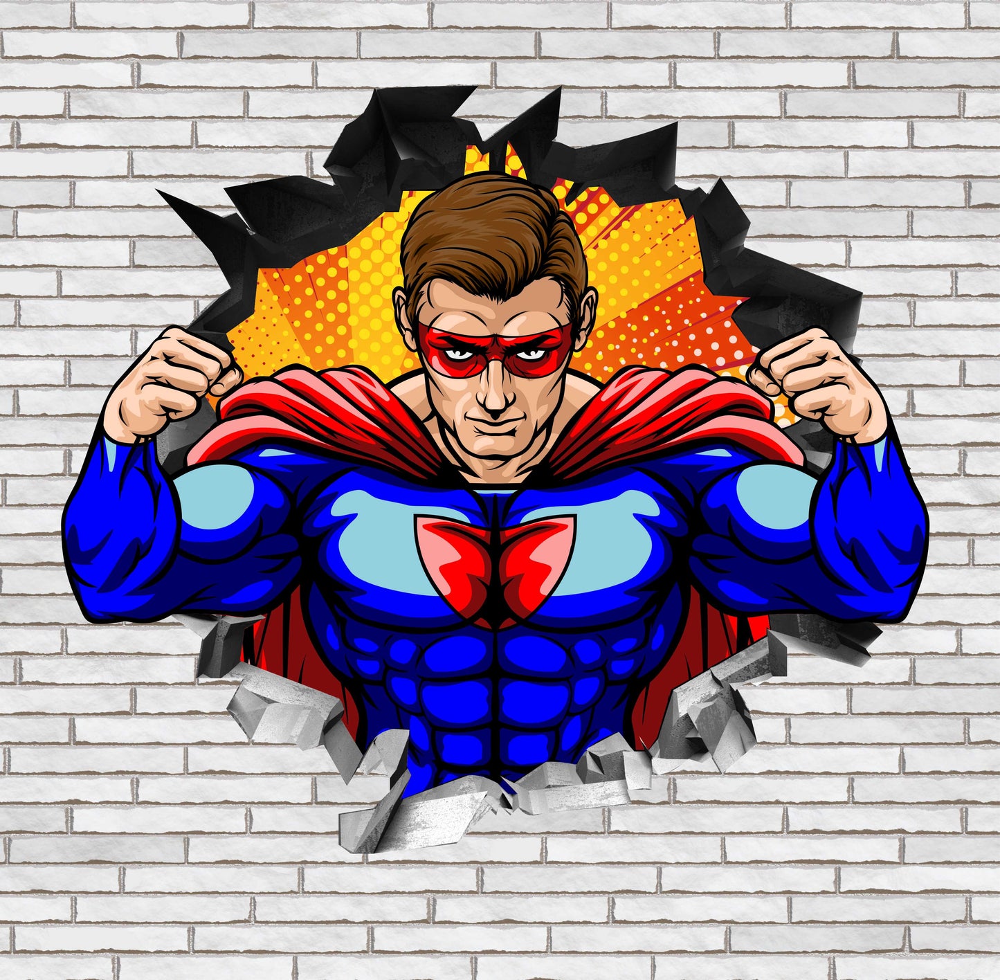 Wandtattoo Superman Comic WallArtML201