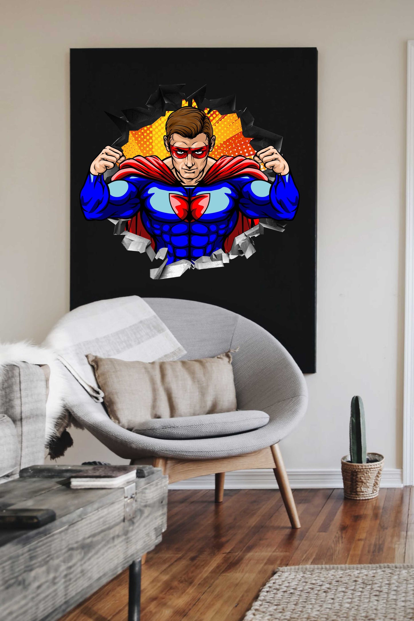 Wandtattoo Superman Comic WallArtML201