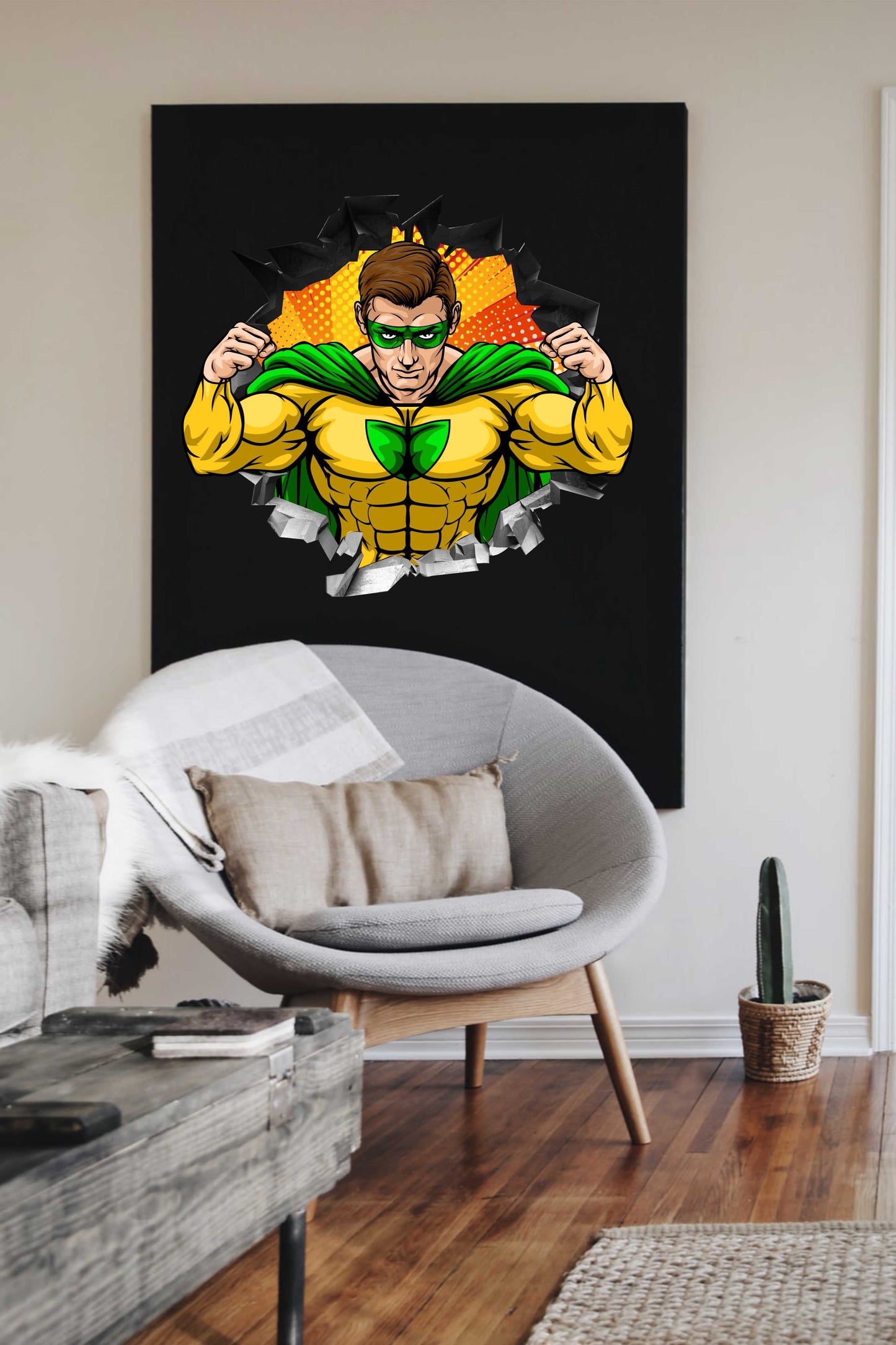 Wandtattoo Superman Comic WallArtML203