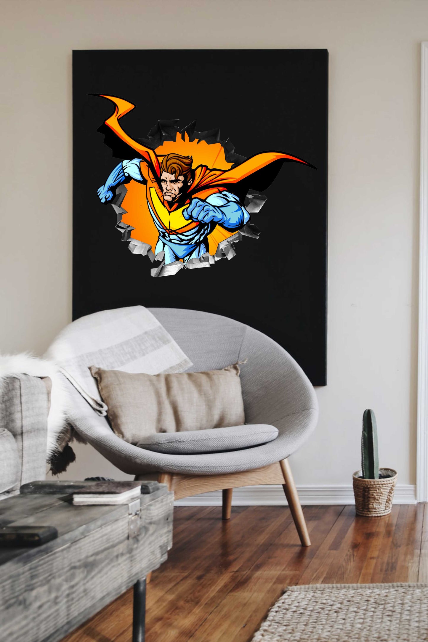 Wandtattoo Superman Comic WallArtML204