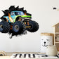 Wandtattoo Mauerloch Monstertrack WallArtML283