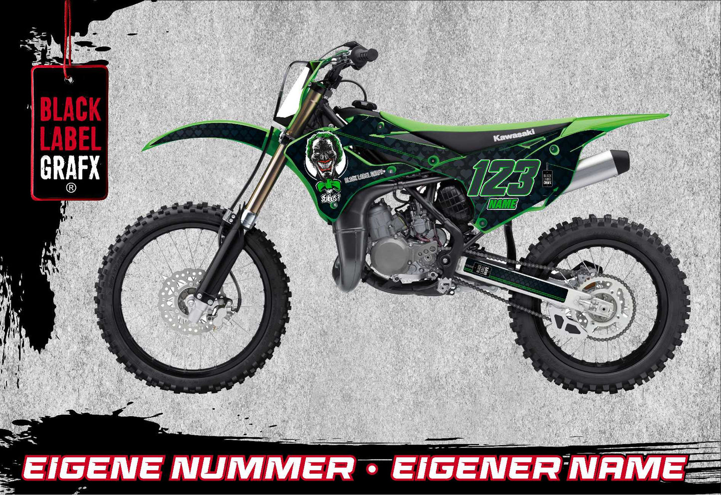 Dekor Kit passend für Kawasaki KX85-112 2022 JOKER146