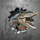 Wandtattoo Mauerloch Dinosaurier WallArtML117