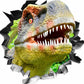 Wandtattoo  Mauerloch Dinosaurier WallArtML123