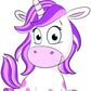 Wandtattoo Einhorn WallArtML184