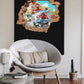 Wandtattoo Mauerloch Feuerwehr WallArtML222