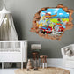 Wandtattoo Mauerloch Feuerwehr WallArtML224
