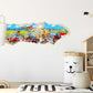 Wandtattoo Mauerloch Feuerwehr WallArtML225