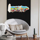 Wandtattoo Mauerloch Feuerwehr WallArtML225